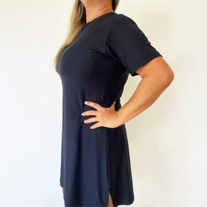 Vestido Saída de Praia em Poliamida Premium | Conforto Térmico e proteção UV50