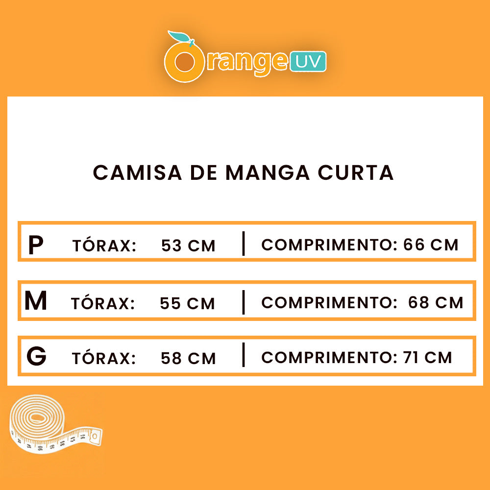 Camisa Manga Curta  - Térmica UV50+ - Poliamida Premium