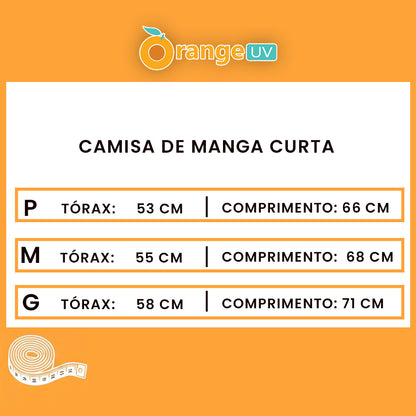Camisa Manga Curta  - Térmica UV50+ - Poliamida Premium
